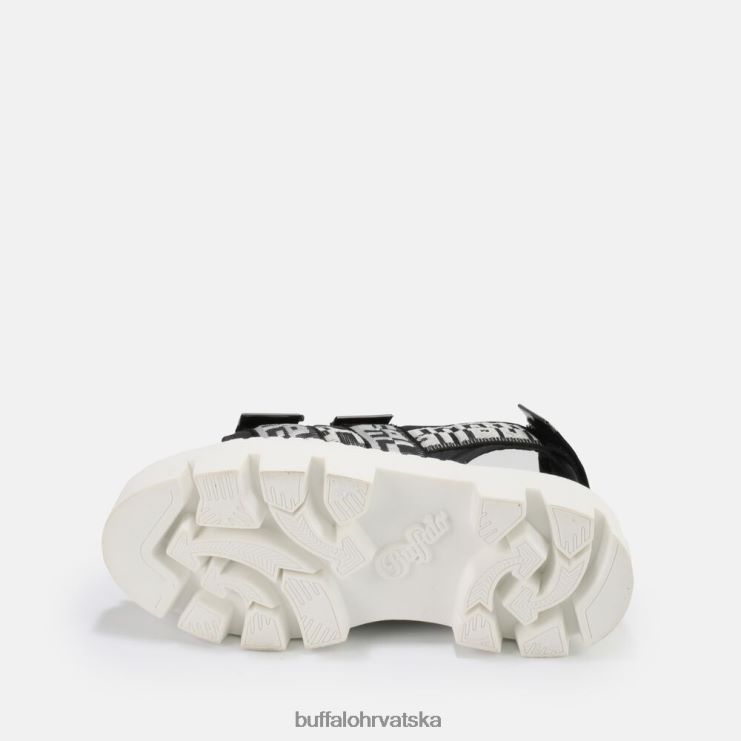 crno Buffalo raven tec slide vegan |sandale TDD6T640